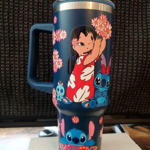 Disney Stitch and Lilo Blue Tumbler